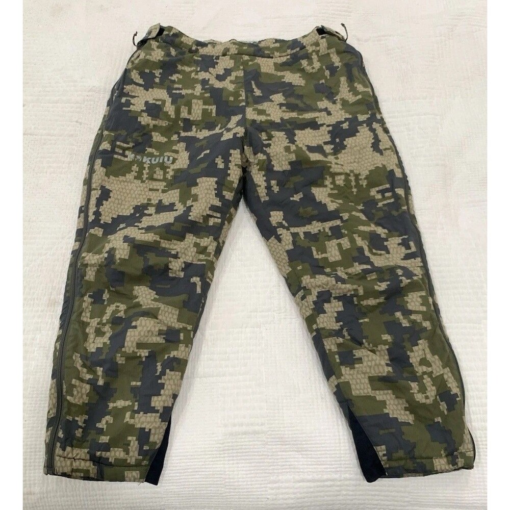 KUIU Proximity 3DeFX+ Men’s L Hunting Puffy Pants- Digi Camo Water Resistant
